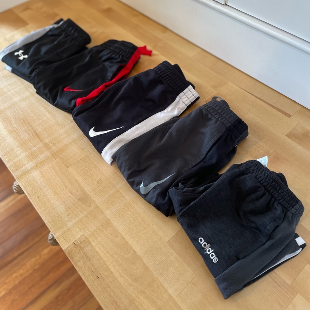 Lot of boys athletic pants( Adidas,Under Armor and Nike)